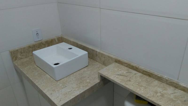 Empresa de Lavatório de Granito Bege Bahia Consolação - Lavatório de Granito para Banheiro