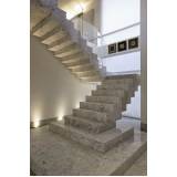 escada de mármore carrara preço Vila Mazzei
