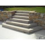 escada de pedra de mármore
