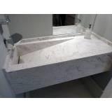 lavatório de mármore para salão Alto da Lapa