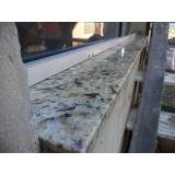 soleira de granito para janela Santa Cecília