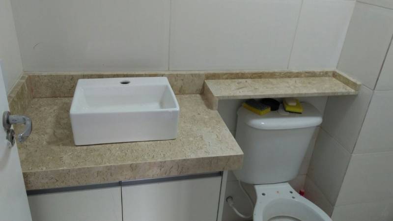Lavatório de Granito Bege Bahia Preço Brás - Lavatório de Granito com Saia Lavatório de Granito Bege Bahia Preço Brás - Lavatório de Granito com Saia